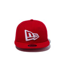 Child 9FIFTY フラッグロゴ スカーレット × ホワイト