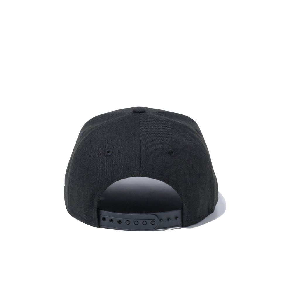 Child 9FIFTY フラッグロゴ ブラック × ホワイト
