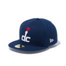 59FIFTY ワシントン・ウィザーズ dcロゴ ネイビー × チームカラー