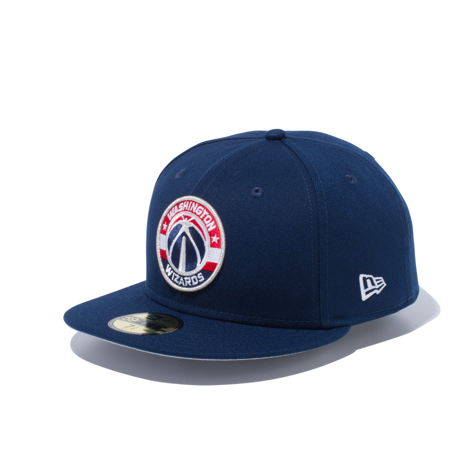 59FIFTY ワシントン・ウィザーズ サークルロゴ ネイビー × チームカラー