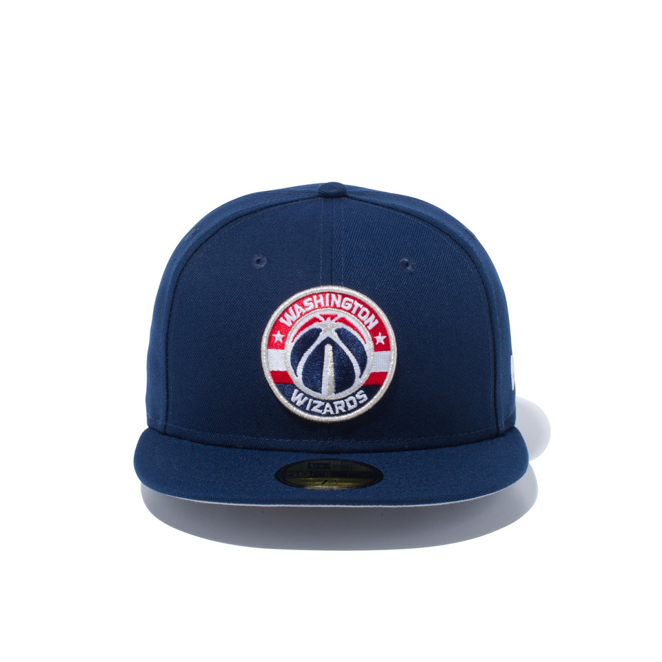 59FIFTY ワシントン・ウィザーズ サークルロゴ ネイビー × チームカラー