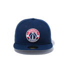 59FIFTY ワシントン・ウィザーズ サークルロゴ ネイビー × チームカラー