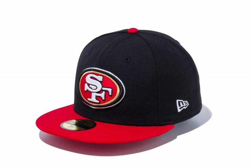 59FIFTY サンフランシスコ・フォーティナイナーズ ブラック × チームカラー