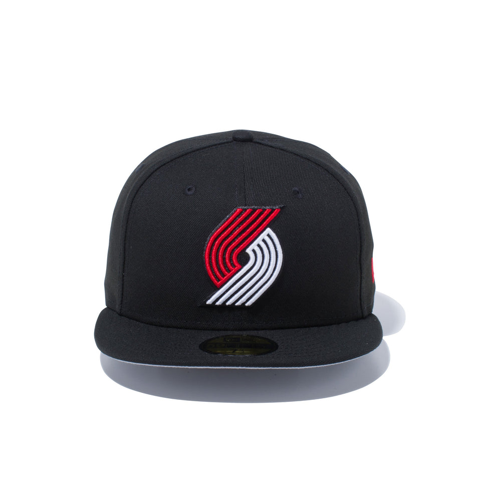 59FIFTY ポートランド・トレイルブレイザーズ ブラック × チームカラー