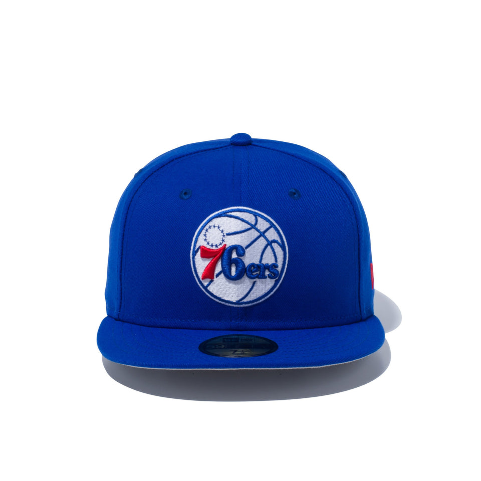 59FIFTY フィラデルフィア・セブンティシクサーズ ブルー × チームカラー