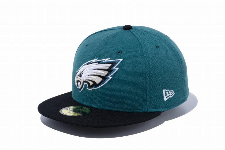 59FIFTY フィラデルフィア・イーグルス グリーン × チームカラー