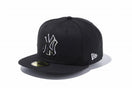59FIFTY ニューヨーク・ヤンキース ブラック × ブラック ホワイトアウトライン