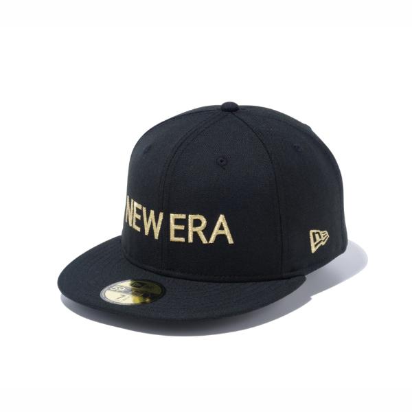 59FIFTY NEW ERA ブラック × ゴールド