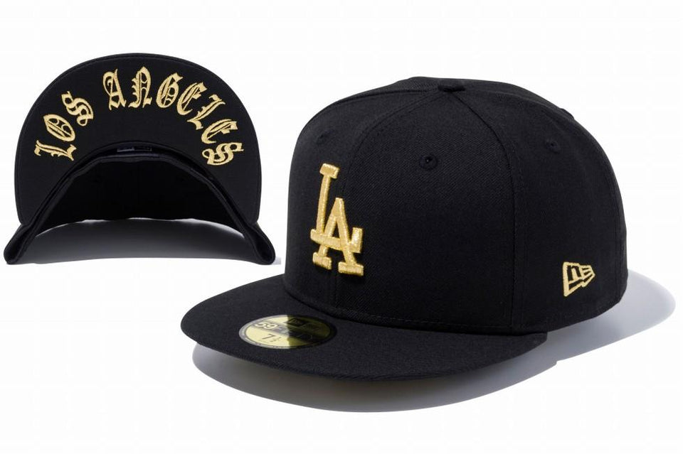 59FIFTY UNDERVISOR ロサンゼルス・ドジャース ブラック × ゴールド LOS ANGELES