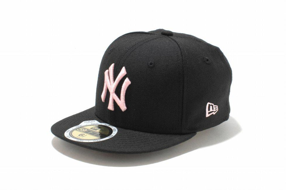 Kid's 59FIFTY ニューヨーク・ヤンキース ブラック × ピンク