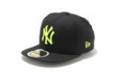 Kid's 59FIFTY ニューヨーク・ヤンキース ブラック × ネオンイエロー