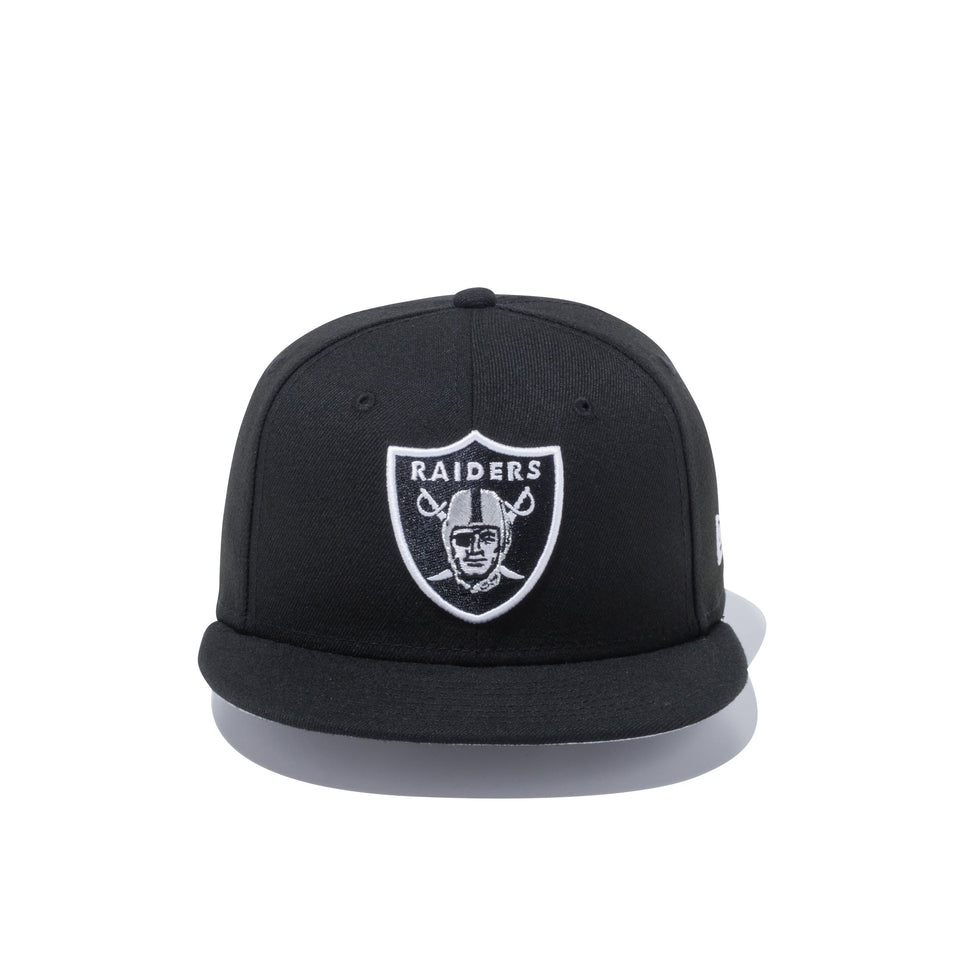 Youth 9FIFTY オークランド・レイダース ブラック × オフィシャルカラー