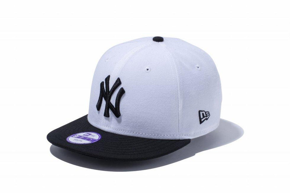 Youth 9FIFTY ニューヨーク・ヤンキース ホワイト × ブラック ブラックバイザー