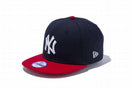 Youth 9FIFTY ニューヨーク・ヤンキース ネイビー × ホワイト スカーレットバイザー