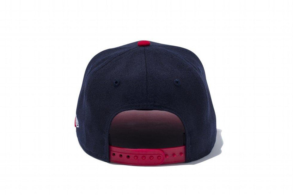 Youth 9FIFTY ニューヨーク・ヤンキース ネイビー × ホワイト スカーレットバイザー