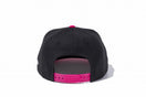 Youth 9FIFTY ニューヨーク・ヤンキース ブラック × ホワイト ブライトローズバイザー