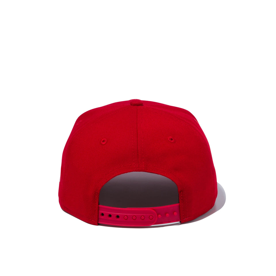 Youth 9FIFTY フラッグロゴ スカーレット × ホワイト
