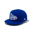 Youth 9FIFTY フラッグロゴ ブライトロイヤル × ホワイト