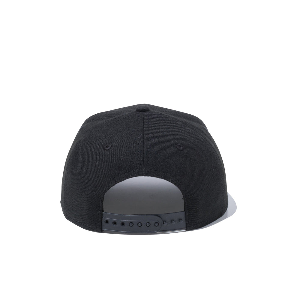 Youth 9FIFTY フラッグロゴ ブラック × ホワイト