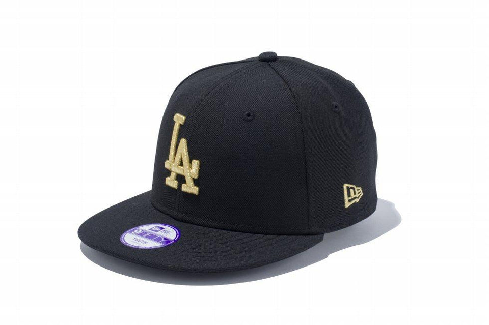 Youth 9FIFTY ロサンゼルス・ドジャース ブラック × ゴールド
