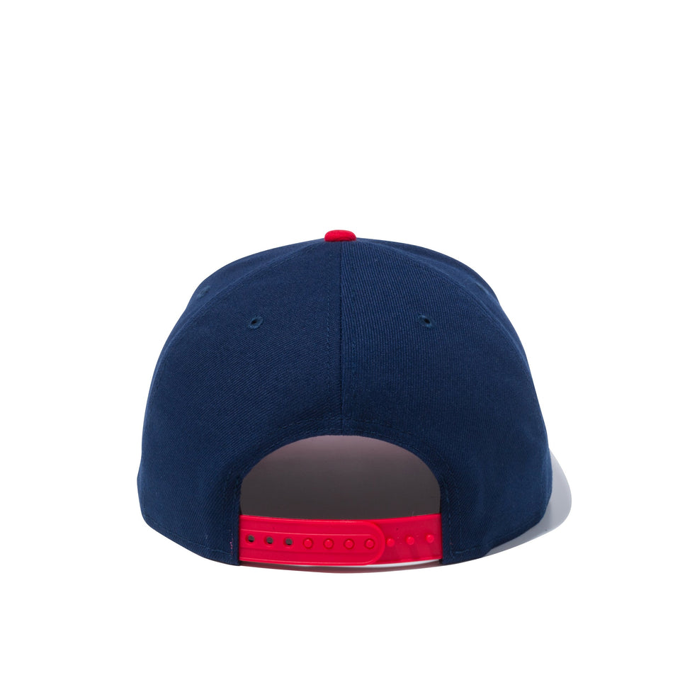 9FIFTY ワシントン・ウィザース サークルロゴ ネイビー × チームカラー レッドバイザー