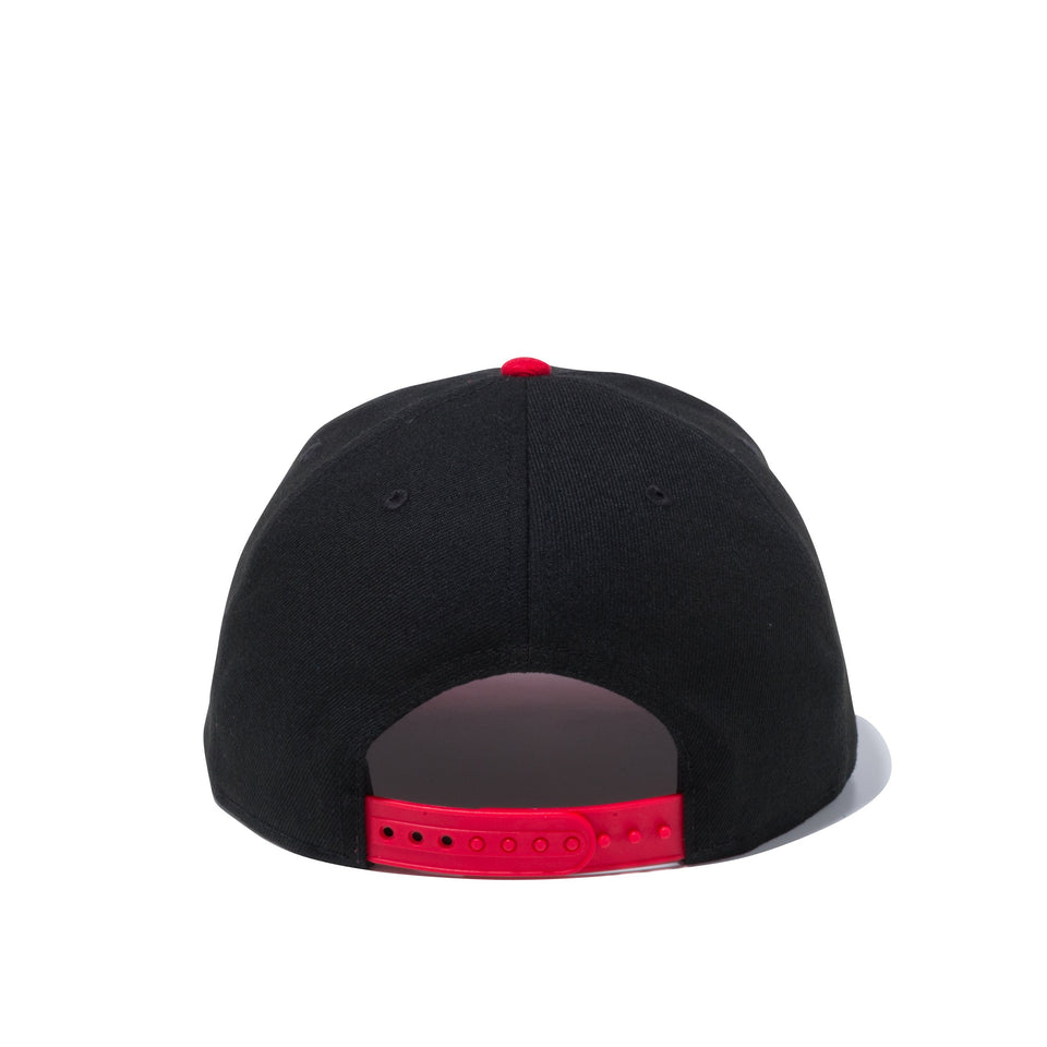 9FIFTY トロント・ラプターズ ブラック × チームカラー レッドバイザー