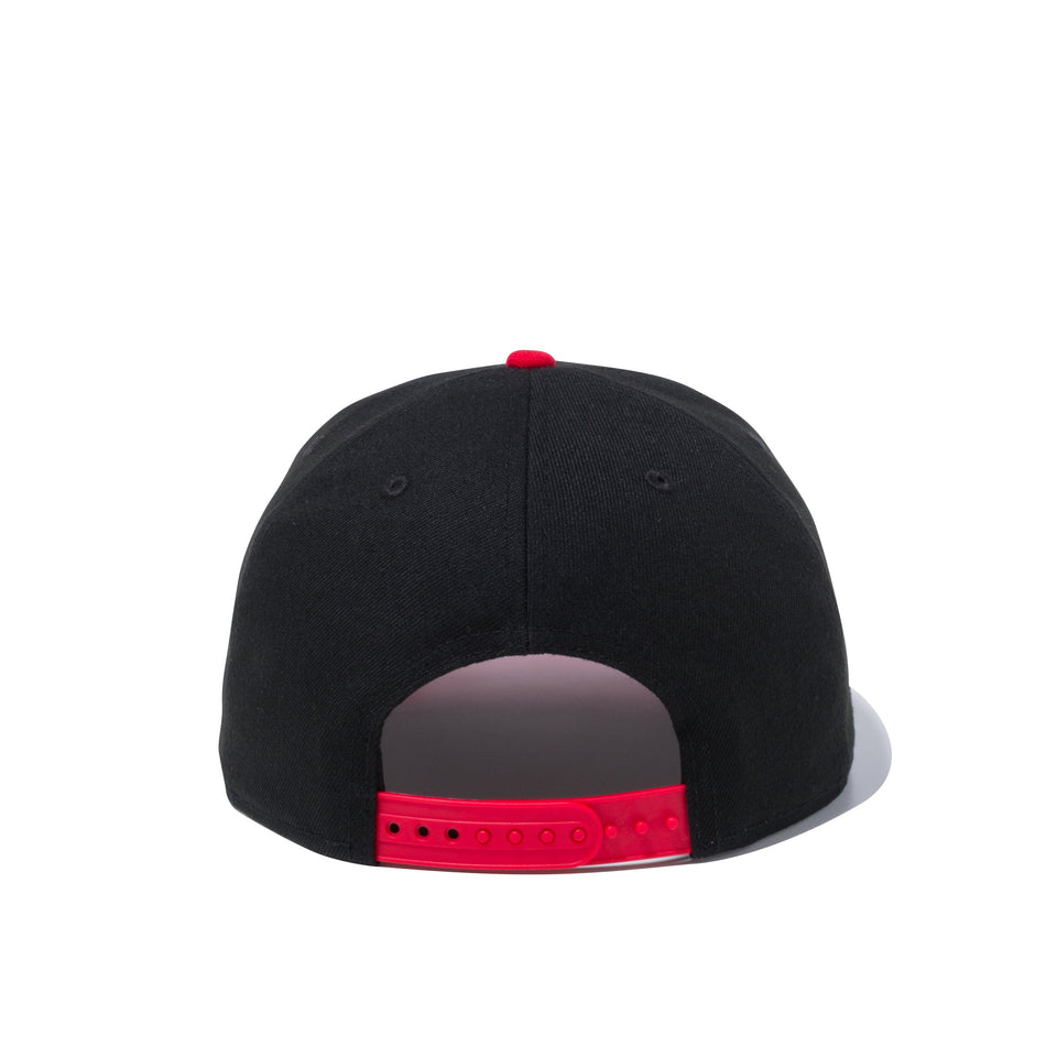 9FIFTY ポートランド・トレイルブレイザーズ ブラック × チームカラー レッドバイザー