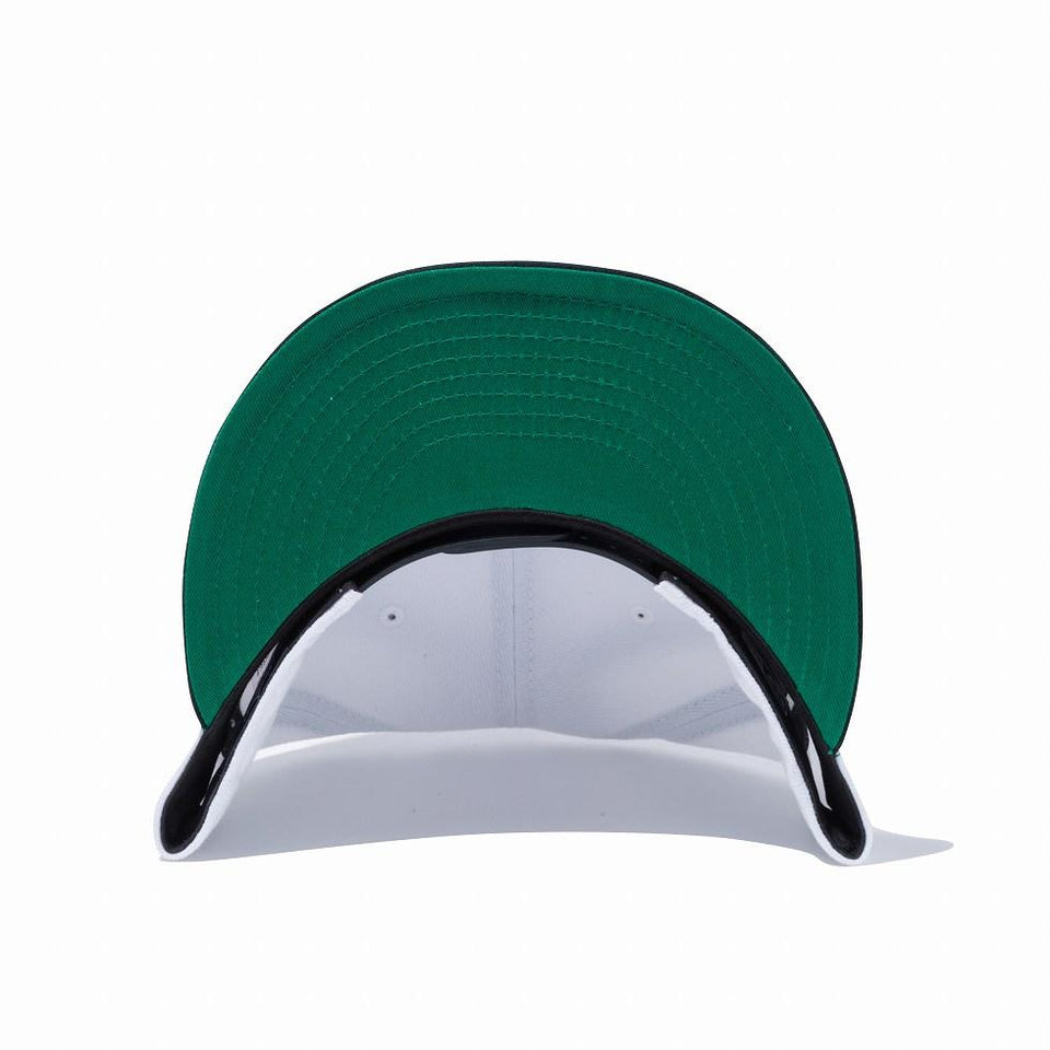 9FIFTY オークランド・レイダース ホワイト × ブラック ブラックバイザー
