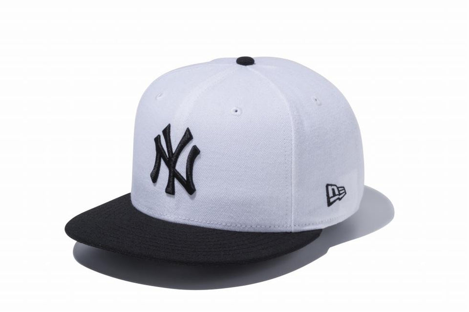 9FIFTY ニューヨーク・ヤンキース ホワイト × ブラック ブラックバイザー