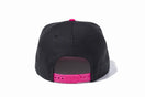 9FIFTY ニューヨーク・ヤンキース ブラック × ホワイト ブライトローズバイザー