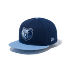 9FIFTY メンフィス・グリズリーズ ネイビー × チームカラー ブルーバイザー