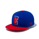 9FIFTY ロサンゼルス・クリッパーズ ブルー × チームカラー レッドバイザー