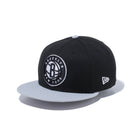 9FIFTY ブルックリン・ネッツ ブラック × チームカラー グレーバイザー