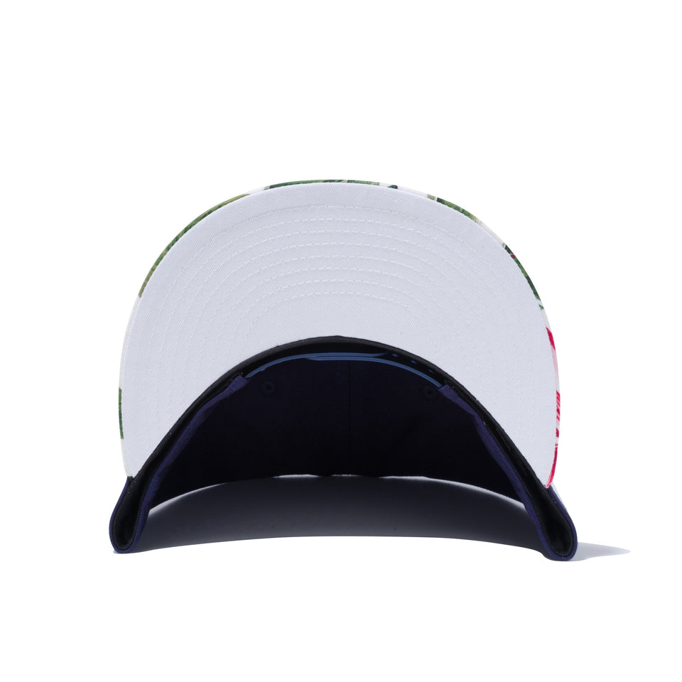 9FIFTY NPB カスタム 東京ヤクルトスワローズ ライトネイビー ホワイトボタニカルバイザー
