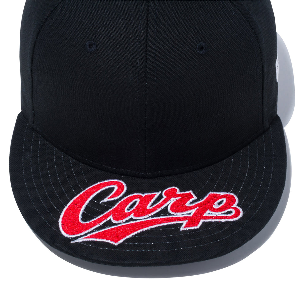 9FIFTY NPB カスタム 広島東洋カープ Carp ダックブラック × スノーホワイト
