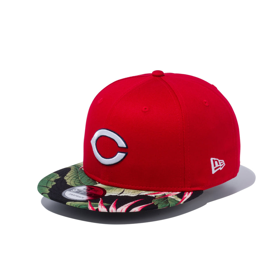 9FIFTY NPB カスタム 広島東洋カープ レッド ブラックボタニカルバイザー