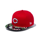 9FIFTY NPB カスタム 広島東洋カープ レッド ブラックボタニカルバイザー