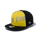 9FIFTY フロントニューエラ ロゴ ブラック / サイバーグリーン × クラウド
