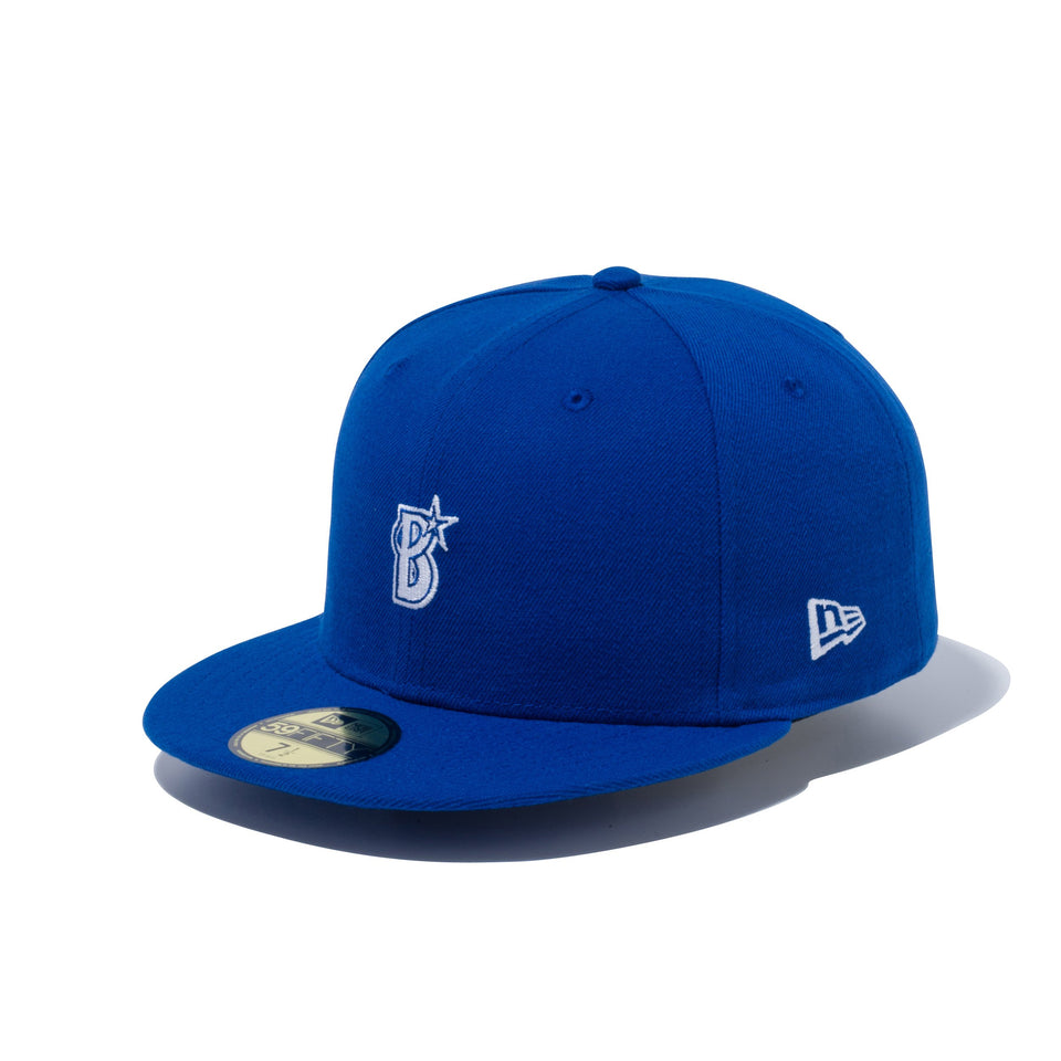 59FIFTY NPB カスタム 横浜DeNAベイスターズ ミニロゴ ブライトロイヤル × スノーホワイト