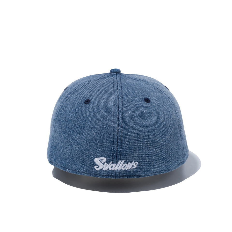 59FIFTY NPB カスタム 東京ヤクルトスワローズ ミニロゴ ウォッシュドデニム × スノーホワイト