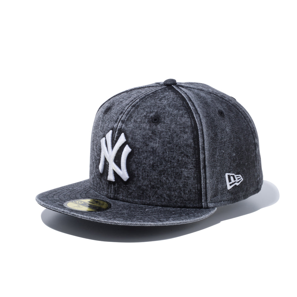 59FIFTY イタリアンウォッシュ ニューヨーク・ヤンキース ブラック × スノーホワイト