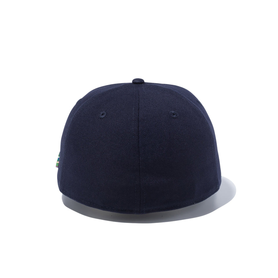 59FIFTY メタルフラッグロゴ ネイビー メタルピン オイルスリック