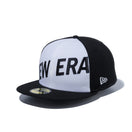 59FIFTY フロントニューエラ ロゴ ブラック / ホワイト × スノーホワイト