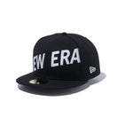 59FIFTY フロントニューエラ ロゴ ブラック × スノーホワイト