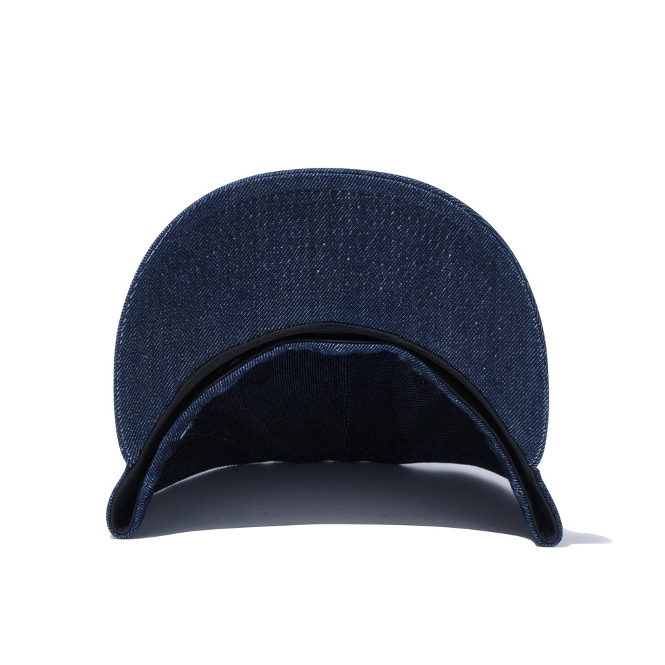 59FIFTY エッセンシャル NEW ERA ロゴ インディゴデニム × スノーホワイト