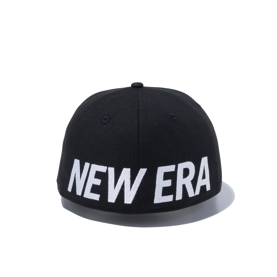 59FIFTY エッセンシャル NEW ERA ロゴ ブラック × スノーホワイト
