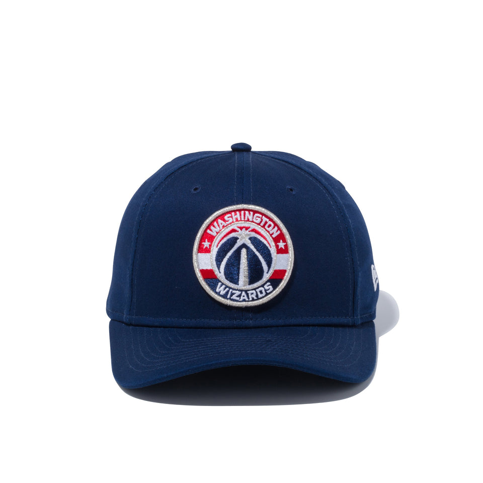 9FIFTY ストレッチスナップ ワシントン・ウィザーズ ネイビー × チームカラー
