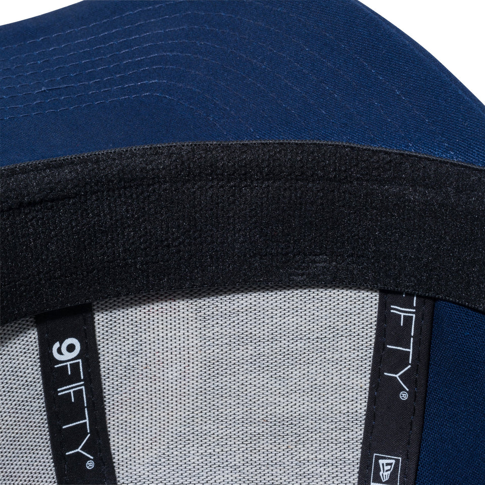 9FIFTY ストレッチスナップ ワシントン・ウィザーズ ネイビー × チームカラー