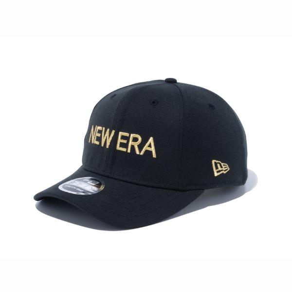 9FIFTY ストレッチスナップ NEW ERA ブラック × ゴールド