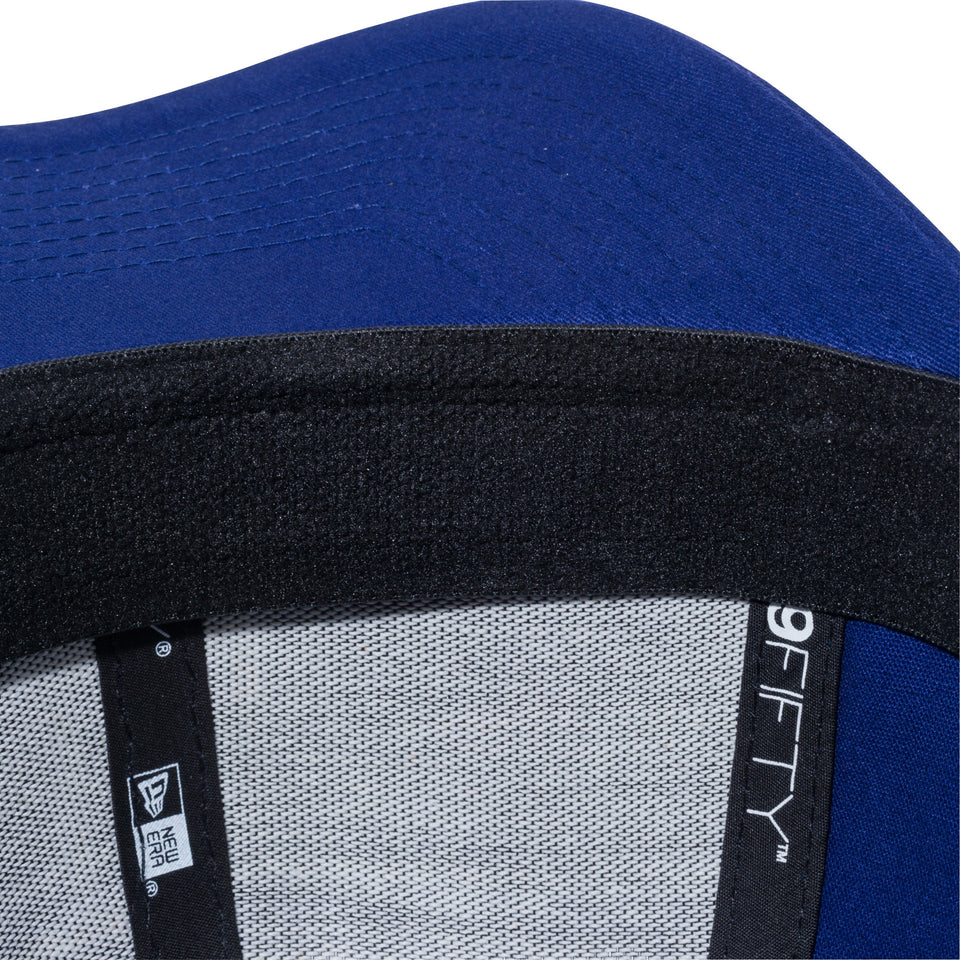 9FIFTY ストレッチスナップ ロサンゼルス・ドジャース ダークロイヤル × ホワイト
